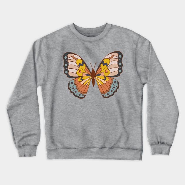 Young love - Butterfly Crewneck Sweatshirt by Blooming Lau